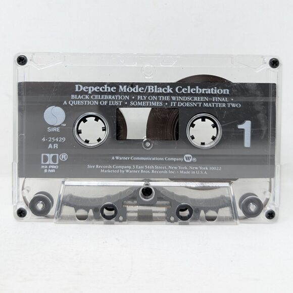 Depeche Mode Black Celebration 1986 Cassette Tape Only No Case Or Liner Notes - Picture 1 of 2